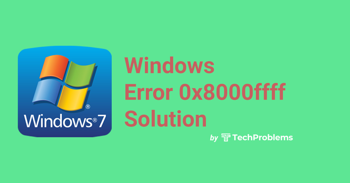What is Error 0x8000ffff