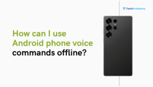 How can I use Android phone voice commands offline?