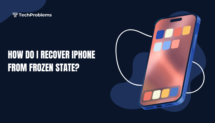 How do I recover iPhone from frozen state?