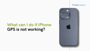 What can I do if iPhone GPS is not working?